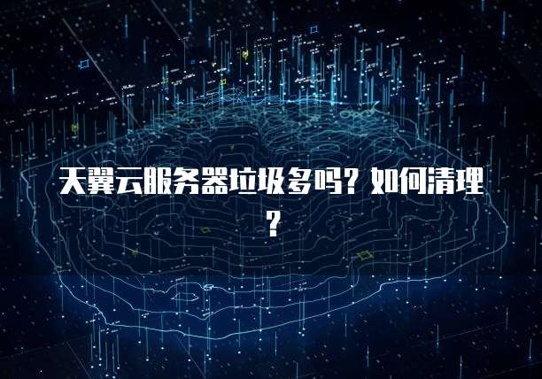 天翼云服务器垃圾多吗？如何清理？