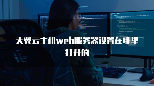 天翼云主机web服务器设置在哪里打开的