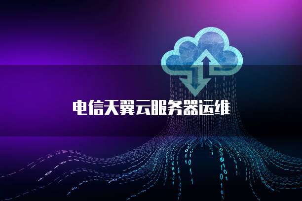 电信天翼云服务器运维