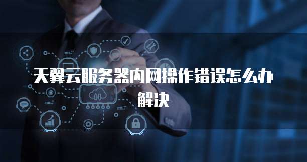 天翼云服务器内网操作错误怎么办解决
