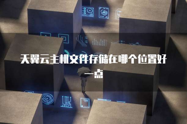天翼云主机文件存储在哪个位置好一点