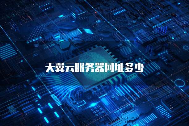 天翼云服务器网址多少