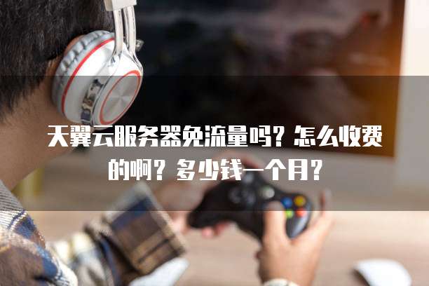 天翼云服务器免流量吗？怎么收费的啊？多少钱一个月？