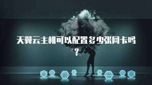 天翼云主机可以配置多少张网卡吗？