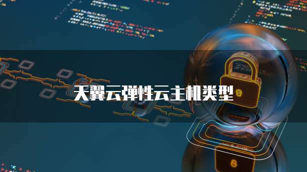 天翼云弹性云主机类型
