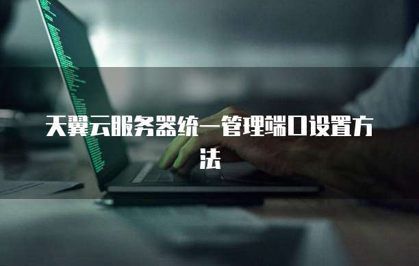天翼云服务器统一管理端口设置方法