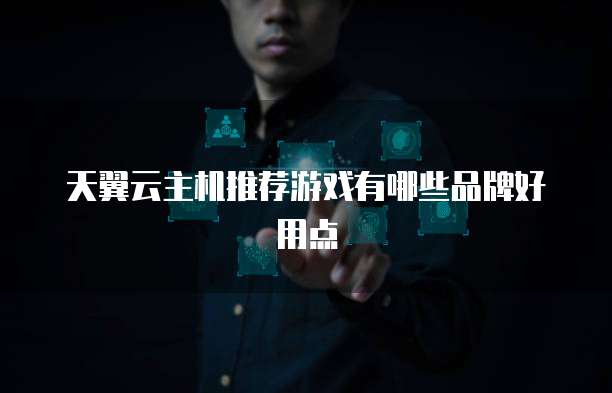 天翼云主机推荐游戏有哪些品牌好用点