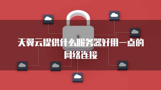 天翼云提供什么服务器好用一点的网络连接
