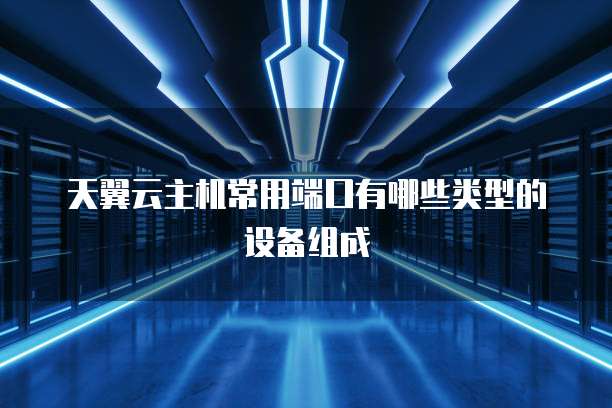 天翼云主机常用端口有哪些类型的设备组成