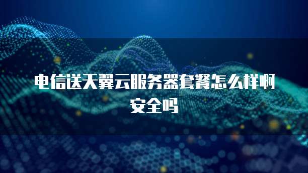 电信送天翼云服务器套餐怎么样啊安全吗